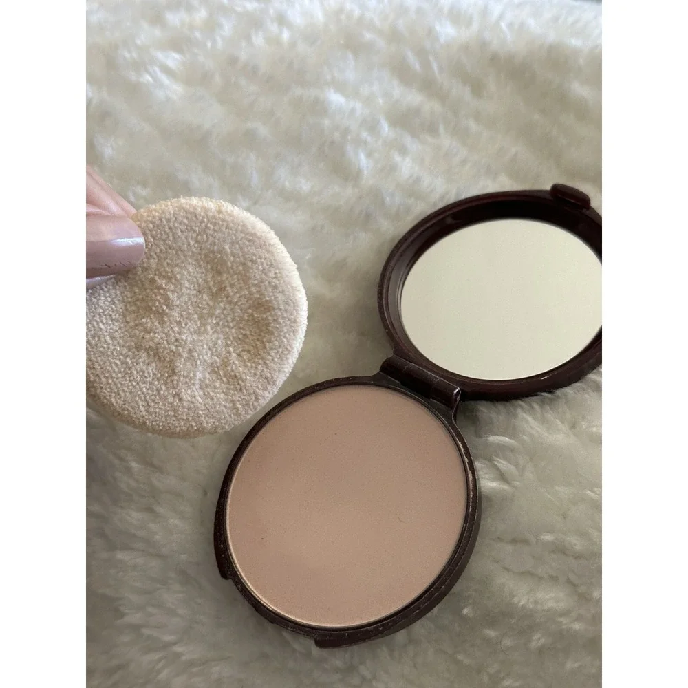 Vintage 1960's Scandia Rose Secret Touch Compact‎  Powder Make Up See Pict RARE